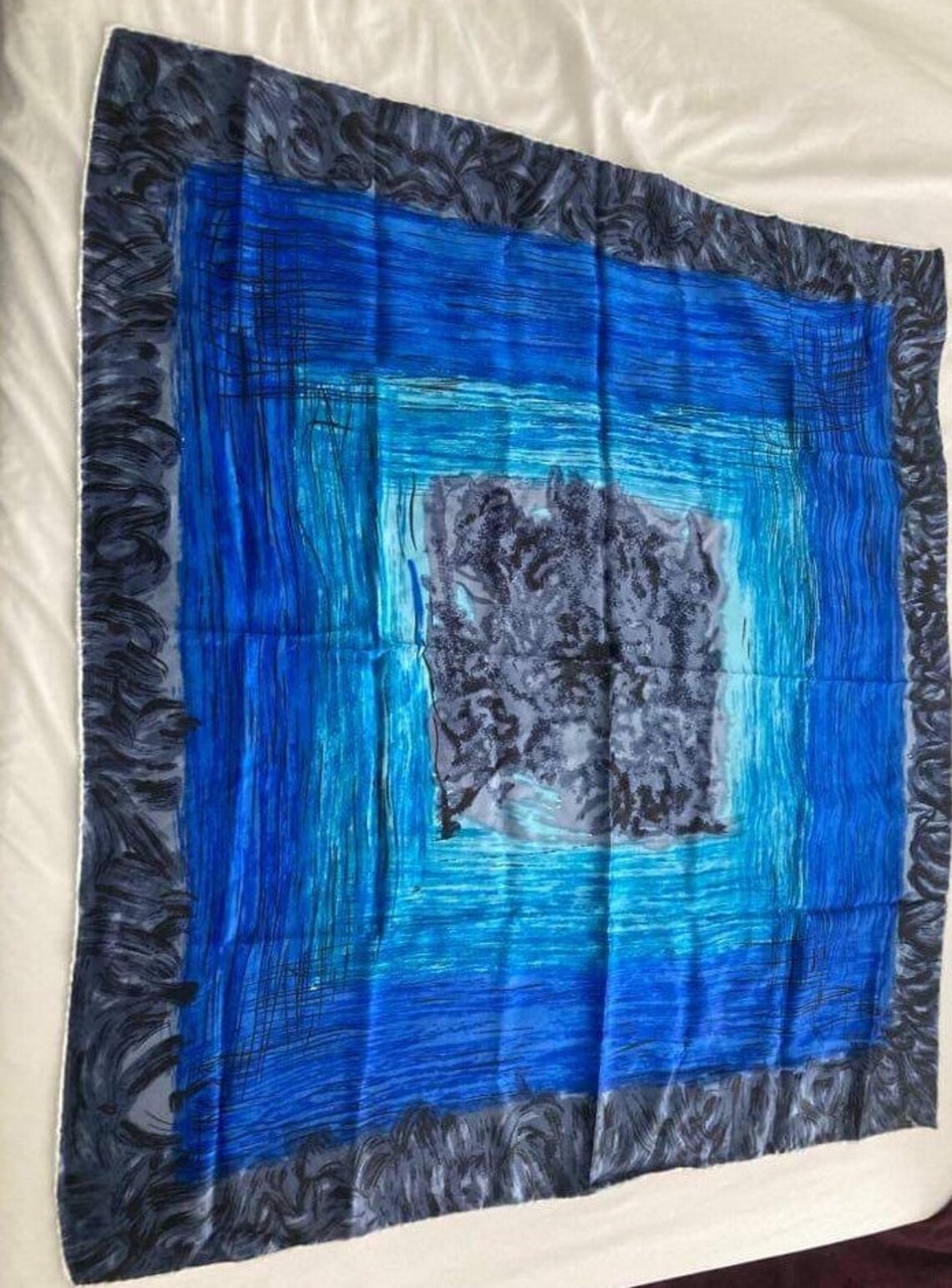 Vintage silk scarves bulk lot of 3 large silk scarves bold mod Etsy