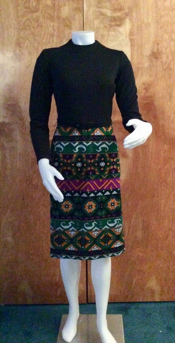 Vintage 1960’s dress Fashioned by Patty mod print… - image 2