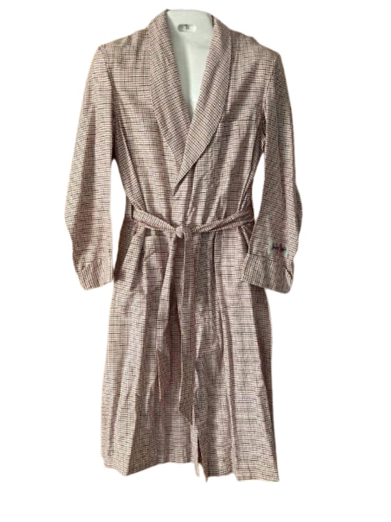 Vintage men’s robe STATE-O-MAINE cotton lounging r