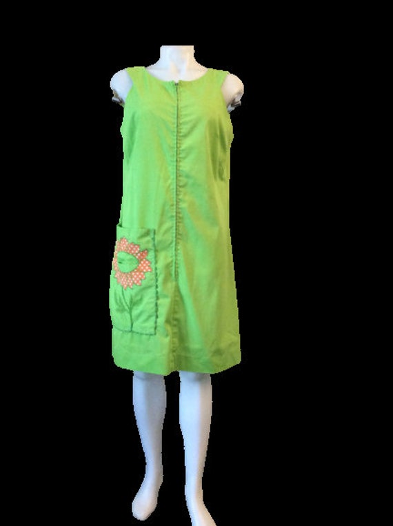 Lisa Smock by Lisanne VOLUP green sleeveless with 