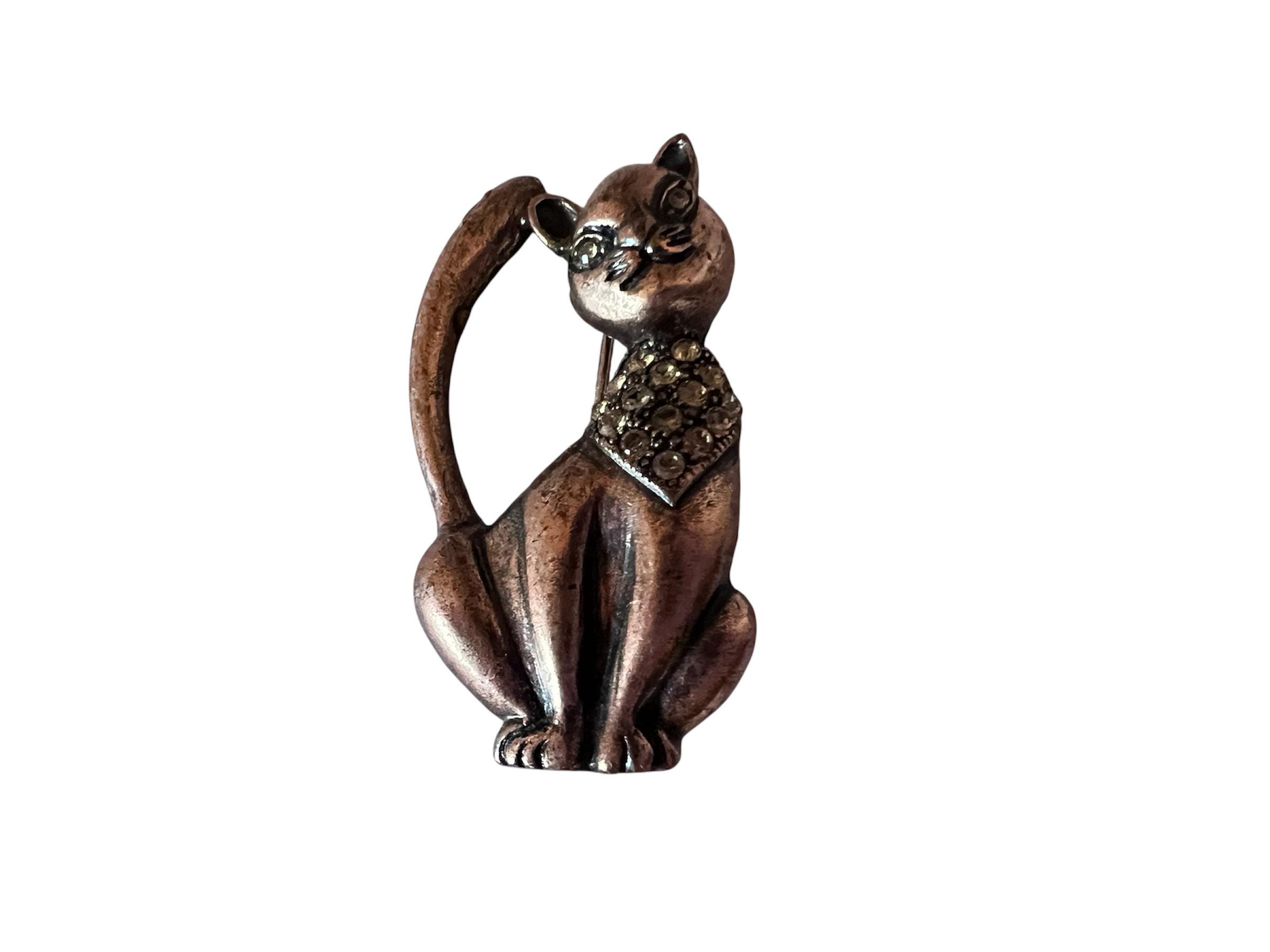 1928 Cat Brooch - Etsy