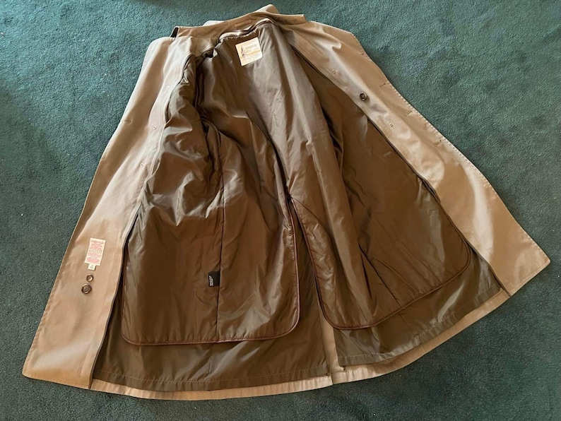 Vintage Mens Trench Coat With Zip Out Lining London Fog by Etsy