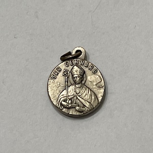 SAN GENNARO medal relic 2nd class ITALY Pope medal catholic religious collectible gift for catholic