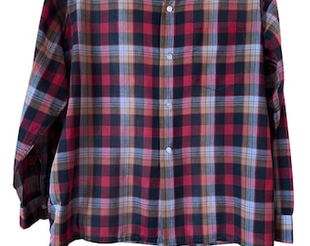 Vintage Winchester Plaid Shirt, Men's XL Red Blend