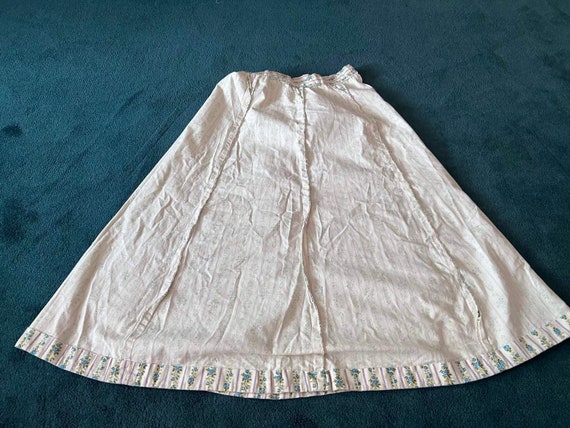 1700s long panel skirt Colonial costume Bicentenn… - image 3