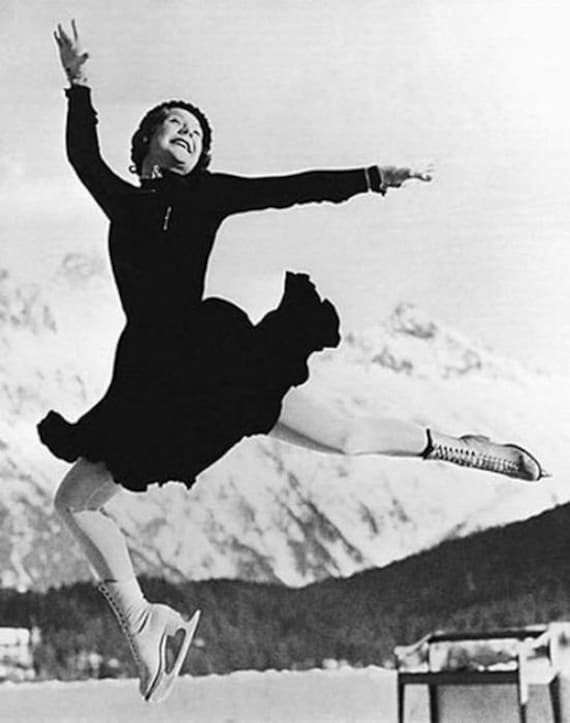 1950s ice skating dress Sonya Henning style black… - image 8