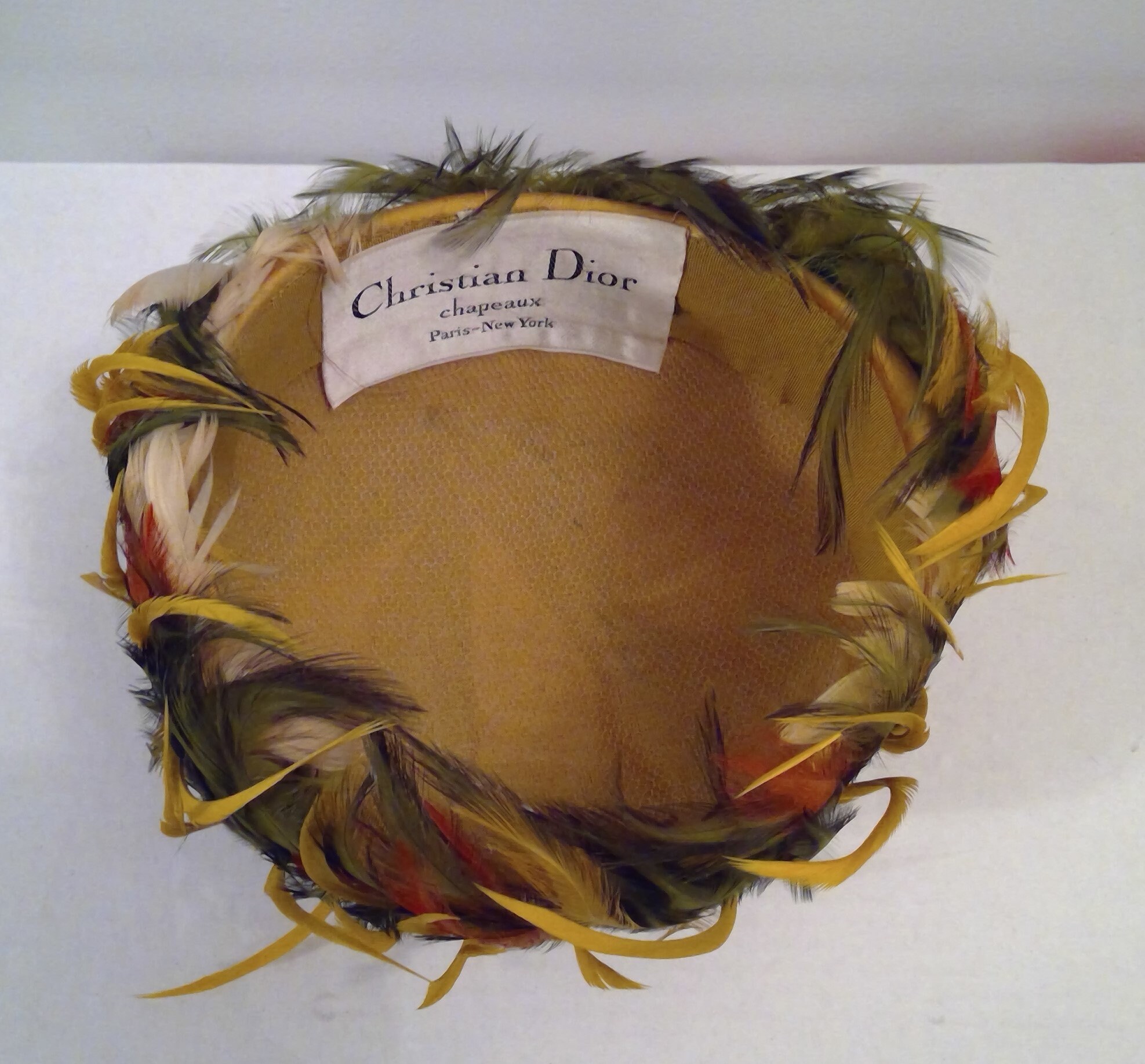 Christian Dior Feather Hat Vintage 1960's Chapeaux Paris - Etsy
