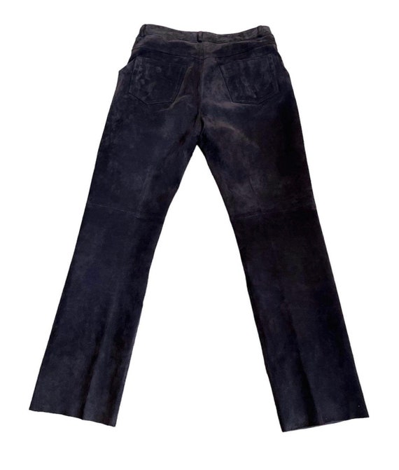 Vintage suede pants brown Sienastudio suede jeans… - image 2