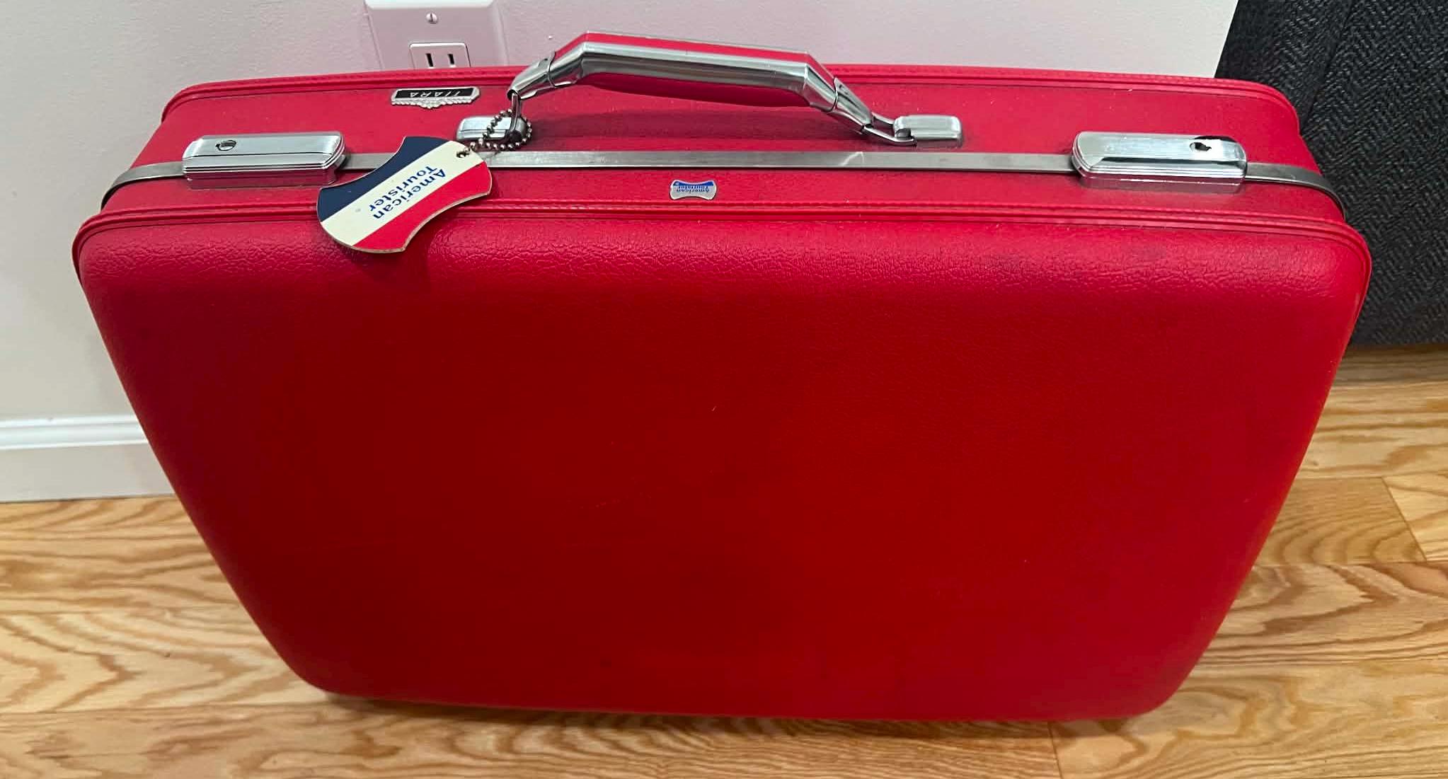 Vintage 1960s American Tourister Tiara Red Luggage Set of 4 - Etsy