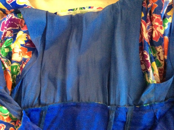 Vintage 1980’s silk dress Francesca of DAMON FOR … - image 9