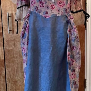 1700s style womens dress Revolutionary War reenactment 18th century dress Bicentennial 1776 style 1700s costume theater cosplay steampunk