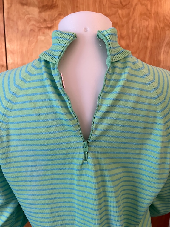 1960s mod stripe top Fully fashioned by darlene b… - image 6