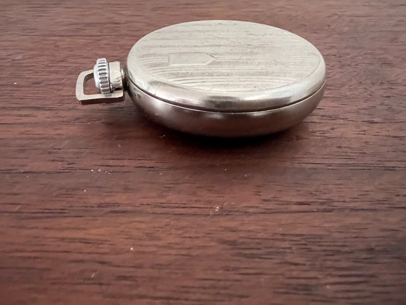 New Haven pocketwatch compensated silver case wor… - image 6