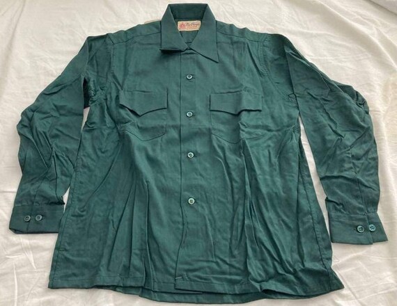 Vintage 1950s mens shirt new old stock unworn MacPhergus | Etsy