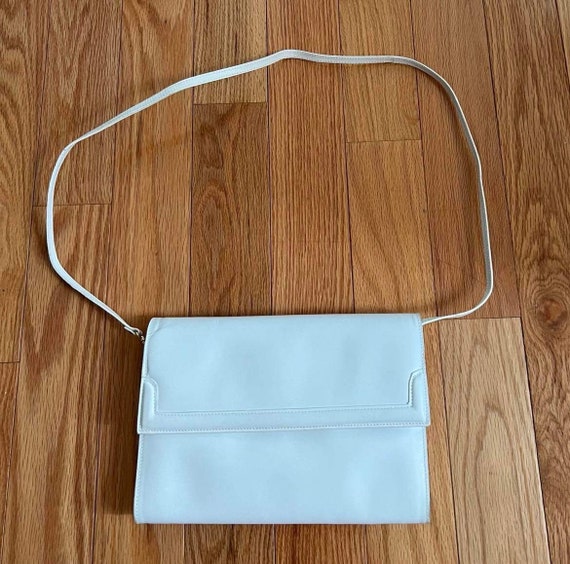 Vintage white leather purses 1970s nordstrom made… - image 2