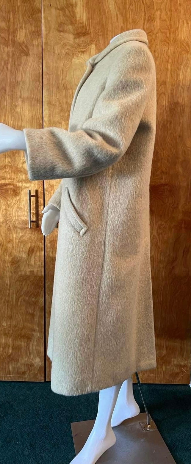 Vintage Lama Coat Womans Made in England 100% Lama Trench - Etsy