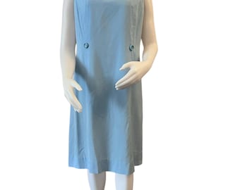 Vintage 1960s light blue summer dress by Patty Petite