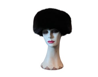 Gorgeous Vintage Gottesman Fox Fur Hat Apres Ski Designer  display picture 2
