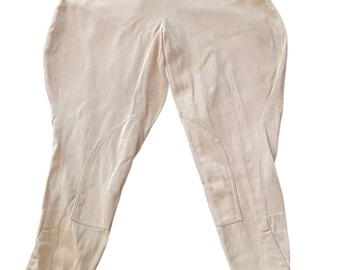 Vintage 1960s MILLERS riding pants womens jodhpurs golden yellow size small twill fabric  horseback riding pants