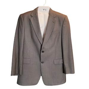 Vintage sport coat Austin Reed London-England made in Italy size 42 regular 100% wool worsted spring summer sport coat