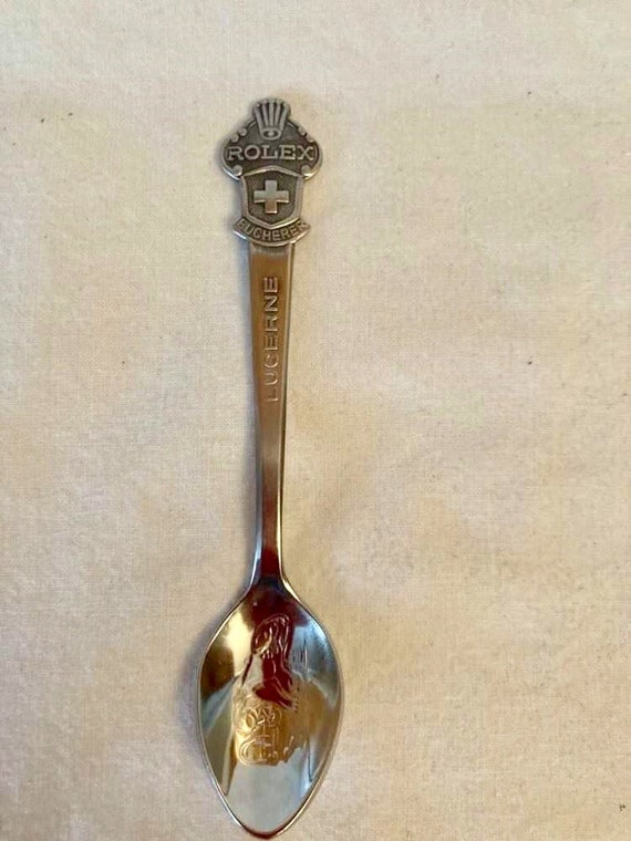 Vintage Rolex Spoon Bucherer Lucerne Silver Plate Demitasse Spoon Rolex Advertising Collectible Spoon Etsy UK