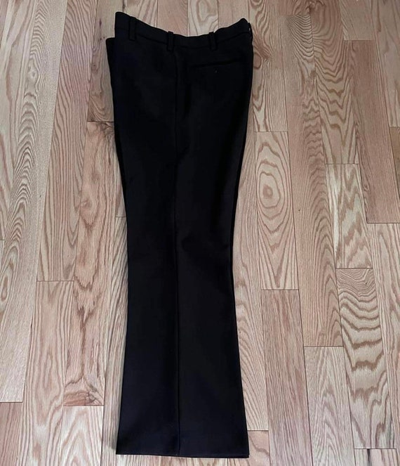 1970s Mens Suit Chocolate Brown Polyester Disco Suit by JC