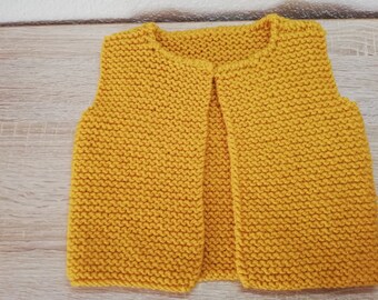 gilet sans manche pour bébé