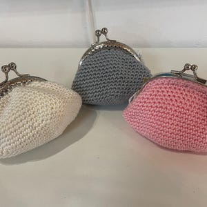 Porte monnaie au crochet