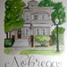 Custom Watercolor House Painting