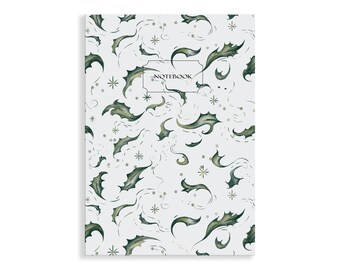 Groene bladeren Design Notebook A5 - Notebook Planner - Journal - Dagelijks Planner Notebook