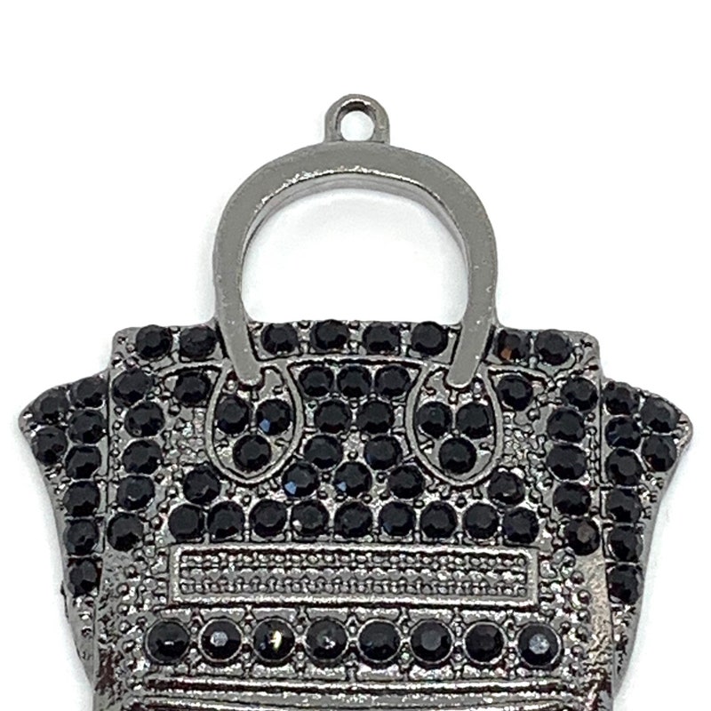 Brianna Shoulder Bag in Gunmetal