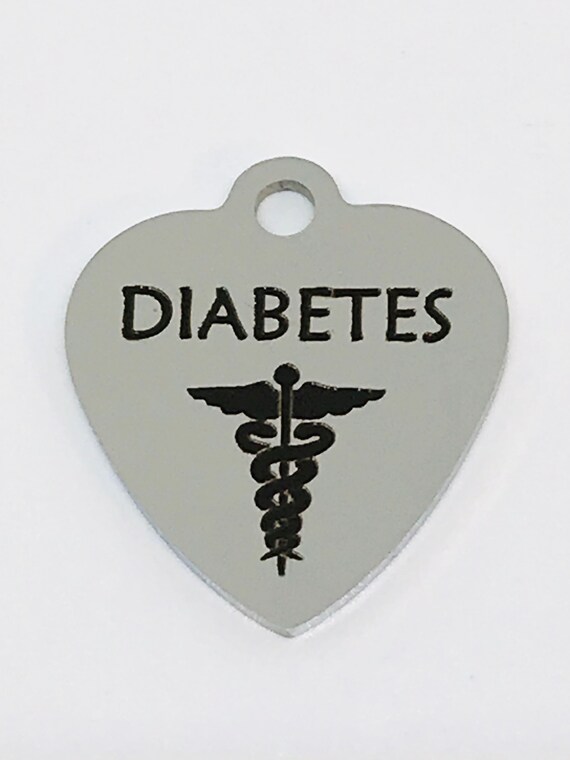 Diabetes Medical ID Charm