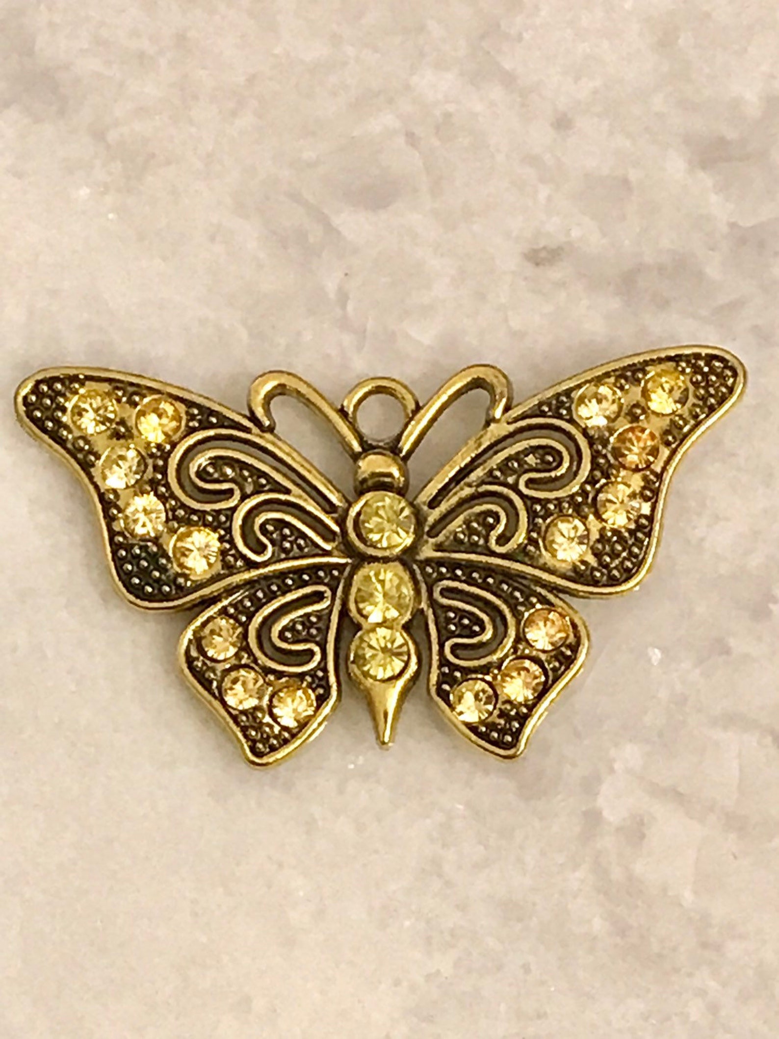 anniel butterfly pale gold