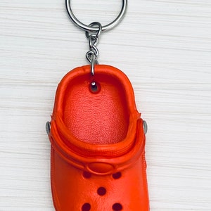 1 adorable mini shoe key chain clog rubber shoe 4 colors image 4