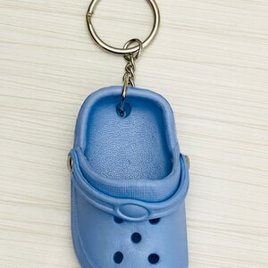 1 adorable mini shoe key chain clog rubber shoe 4 colors image 2