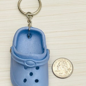 1 adorable mini shoe key chain clog rubber shoe 4 colors image 6