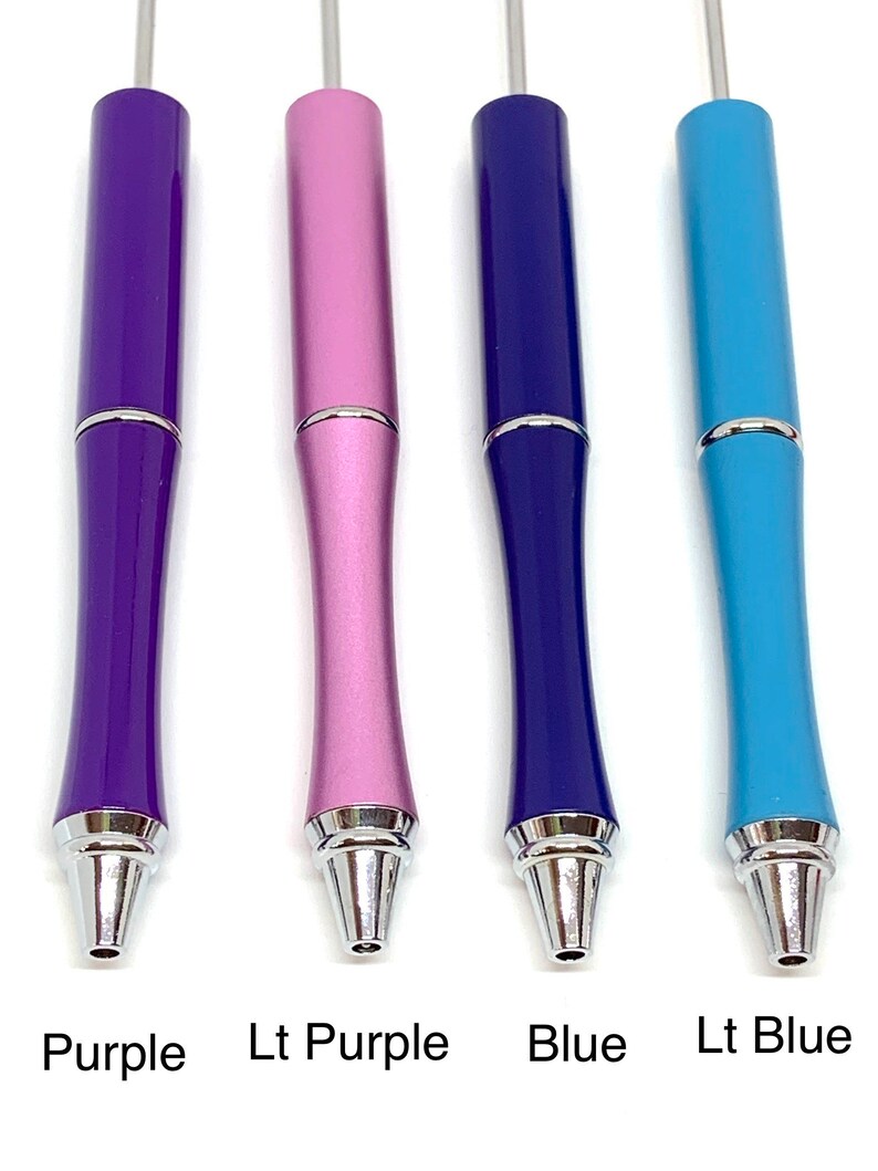 Metal Beadable Pen Blanks Add a Bead Writing Instrument Etsy