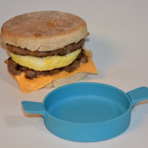 Nevah Leak Egg Mold replaces Egg Ring for making Egg Muffin at home