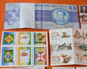 25 Brasilien Briefmarken Südamerika gestempelt ungestempelt