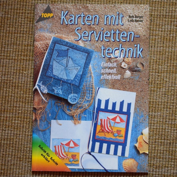 Buch Serviettentechnik Anleitung Decoupage