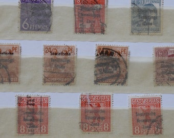 Briefmarken Deutschland MIT Album blau