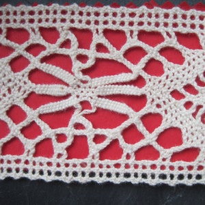 2,70EUR/m - Lace Klöppel Spitze 55mm ecru