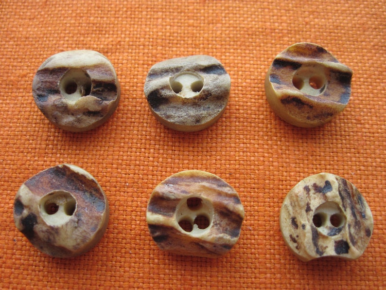 button for costume 616 mm horn button 6-8 mm thick jacket button knob for knitting