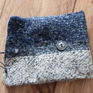 Felt bag knitted felted make-up bag CD packaging gift odds and ends image 6