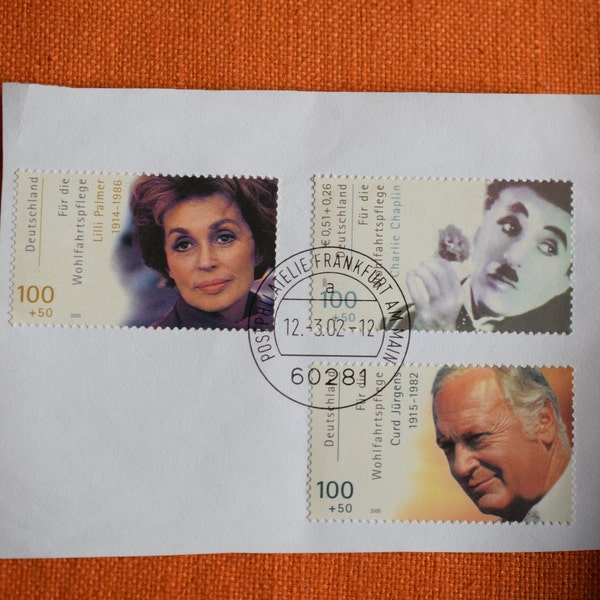 Briefmarken Wohlfahrtsmarken Schauspieler