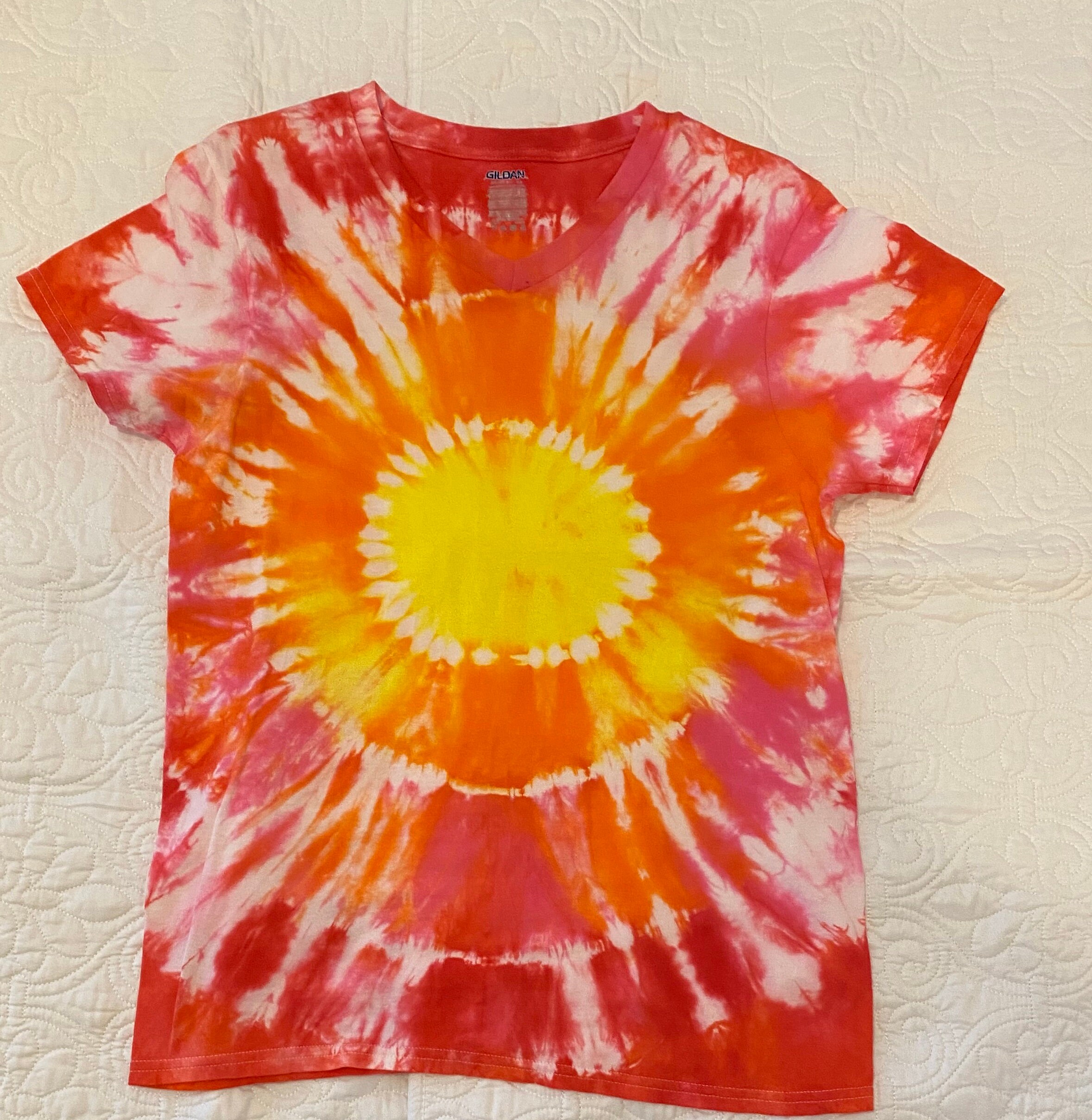 Sunburst Tie Dye Etsy