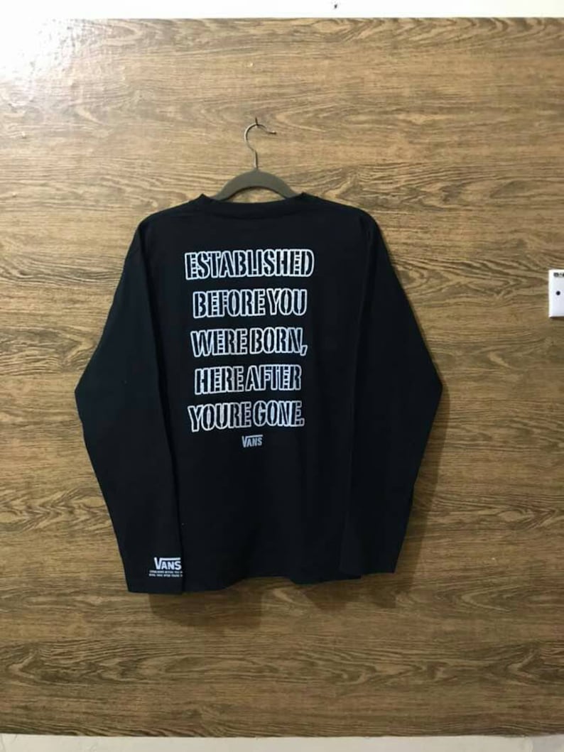 vans long sleeve sale