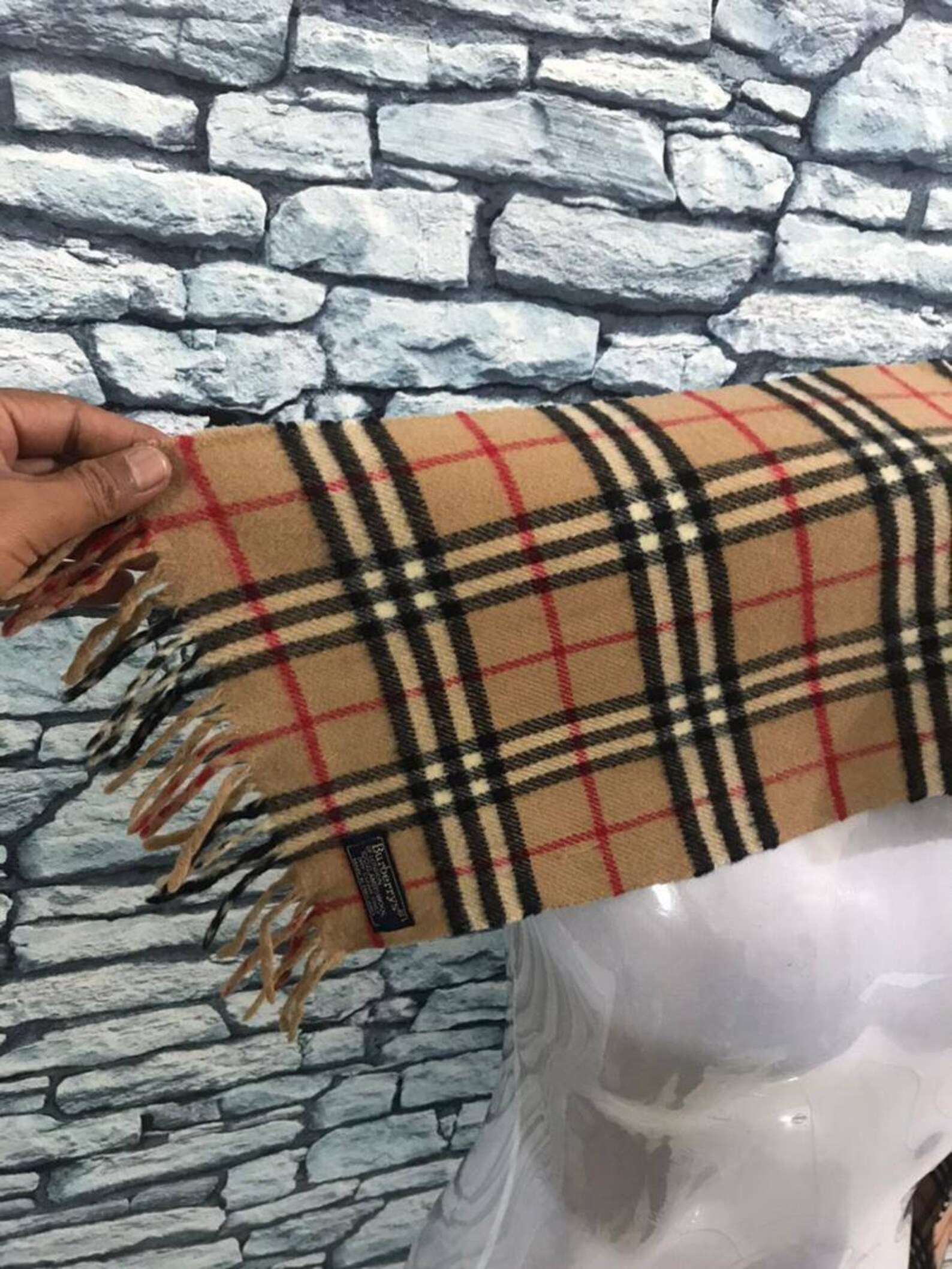 Sale... Vintage Burberrys Nova Check Scarf/Muffler Etsy