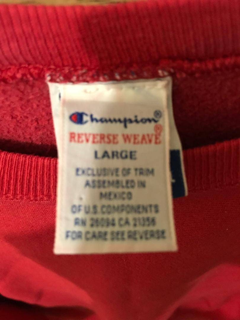 Sale... Rare Champion Sweatshirt/Small Logo/Nice design/size | Etsy