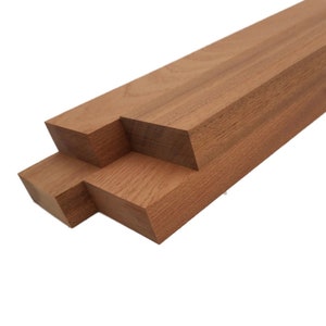 Sapele Lumber Board - 3/4&quot; x 2&quot; (4 Pcs)